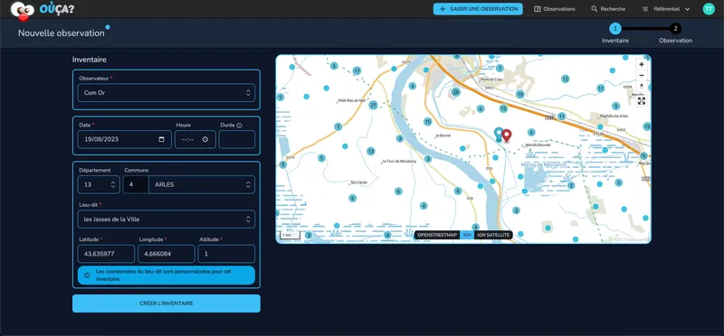 A screenshot of Maps